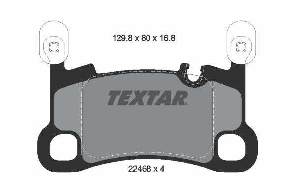 Textar 2246801 Brake Pad Set, disc brake 2246801