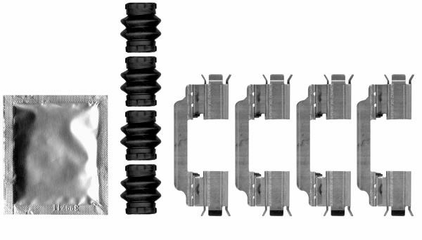 82541700 Textar Brake pad fitting kit