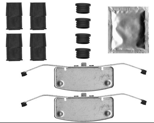 Textar 82543100 Mounting kit brake pads 82543100