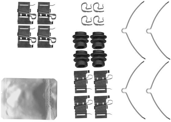 Textar 82555500 Mounting kit brake pads 82555500