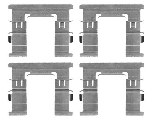 Brake pad fitting accessory Mitsubishi L200: 82545800 Textar Brake pad fitting kit