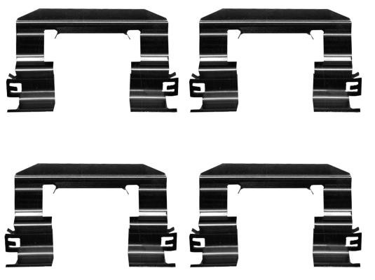 Textar 82550200 Brake pad fitting kit 82550200 82550200 Textar Brake pad fitting kit