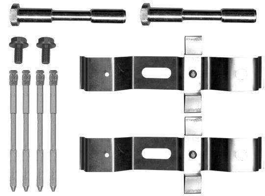 Rear brake pad fitting kit Alfa Romeo: 82550500 Textar Brake pad fitting kit
