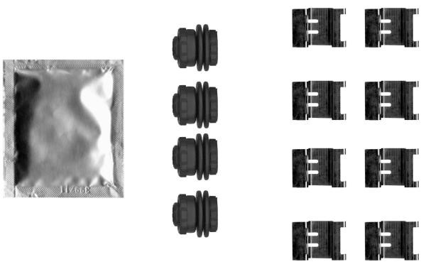 Textar 82552500 Mounting kit brake pads 82552500