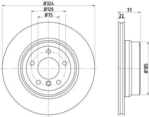 Textar 92201903 Vented brake disc, 1 pc 92201903 92201903 Textar Vented brake disc, 1 pc