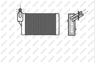 Prasco AD016H002 Heat exchanger, interior heating AD016H002