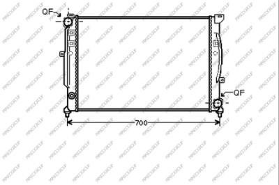 Prasco AD017R016 Radiator, engine cooling AD017R016