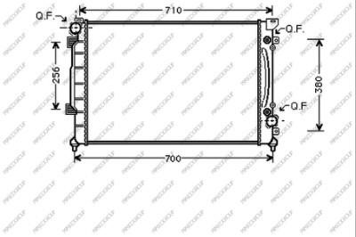 Prasco AD032R006 Radiator, engine cooling AD032R006