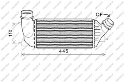 Prasco CI942N003 Intercooler, charger CI942N003