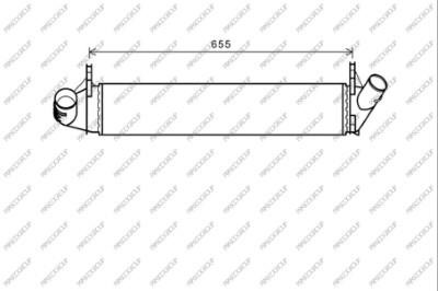 Prasco DA320N001 Intercooler, charger DA320N001