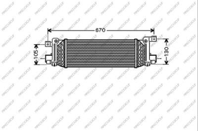 Prasco FD340N001 Intercooler, charger FD340N001