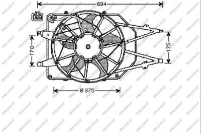 Prasco FD420F003 Hub, engine cooling fan wheel FD420F003