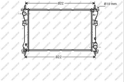 Prasco FD910R003 Radiator, engine cooling FD910R003