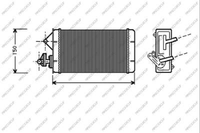 Prasco FT127H001 Heat exchanger, interior heating FT127H001