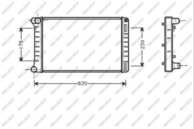 Prasco FT133R003 Radiator, engine cooling FT133R003