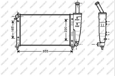 Prasco FT133R006 Radiator, engine cooling FT133R006