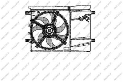 Prasco FT342F005 Hub, engine cooling fan wheel FT342F005
