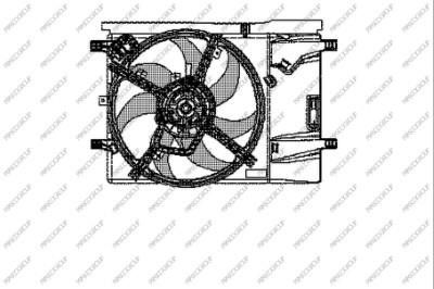 Prasco FT342F006 Hub, engine cooling fan wheel FT342F006