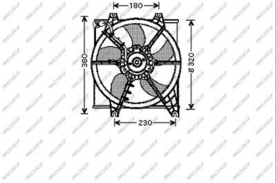 Prasco HN016F001 Hub, engine cooling fan wheel HN016F001