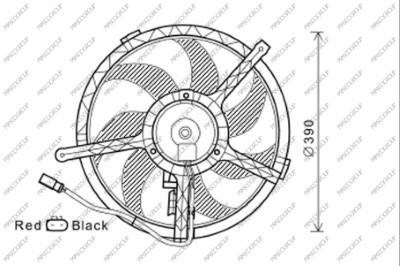 Prasco MN308F002 Hub, engine cooling fan wheel MN308F002