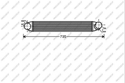 Prasco MN308N001 Intercooler, charger MN308N001