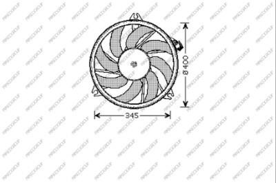 Prasco PG009F001 Hub, engine cooling fan wheel PG009F001
