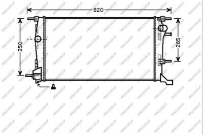 Prasco RN036R004 Radiator, engine cooling RN036R004