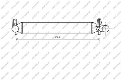 Prasco ST035N002 Intercooler, charger ST035N002