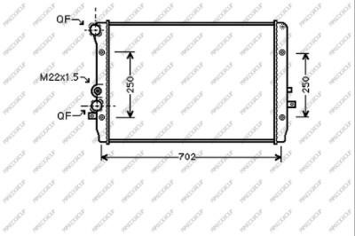 Prasco ST420R006 Radiator, engine cooling ST420R006