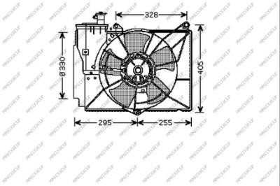 Prasco TY320F002 Hub, engine cooling fan wheel TY320F002
