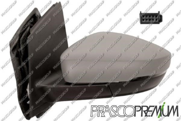 Prasco VG0237126P Rearview mirror external left VG0237126P