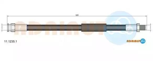 Adriauto 1112351 Brake Hose 1112351