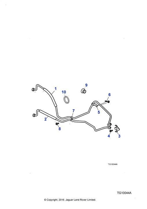 C2C6727 Jaguar Oil seal
