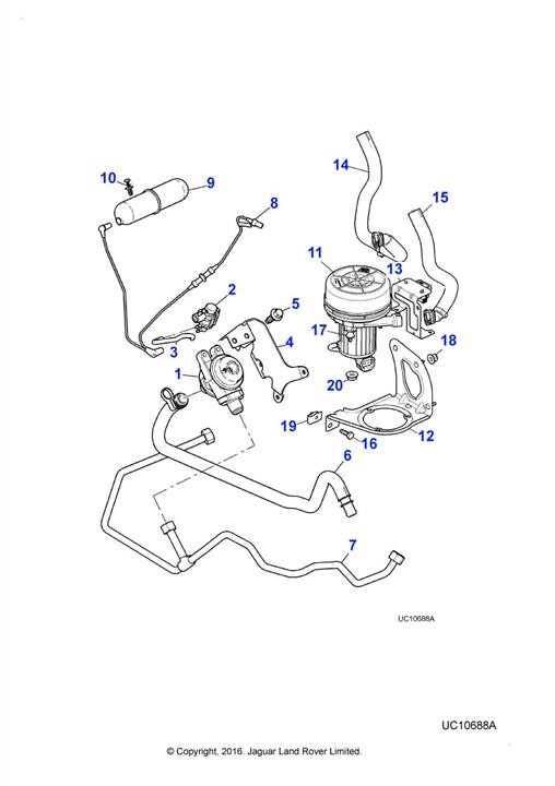 C2P2765 Jaguar Nut
