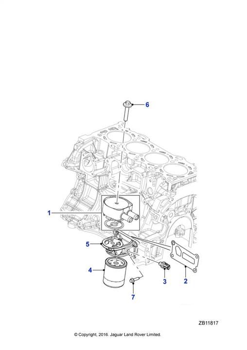 C2Z32125 Jaguar Oil Filter