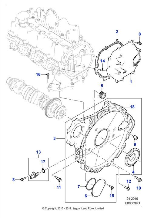JDE36593 Jaguar Auto part