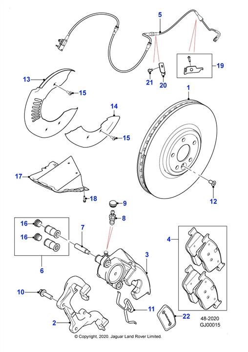 Jaguar T4A13370 Auto part T4A13370 T4A13370 Jaguar Auto part