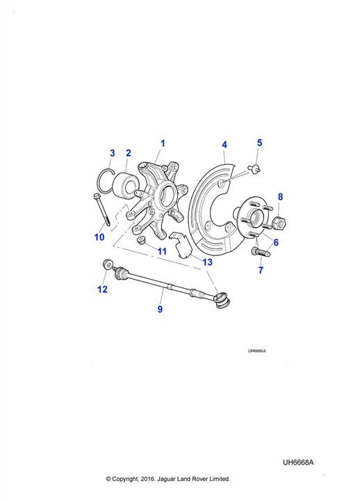 C2P12731 Jaguar Nut