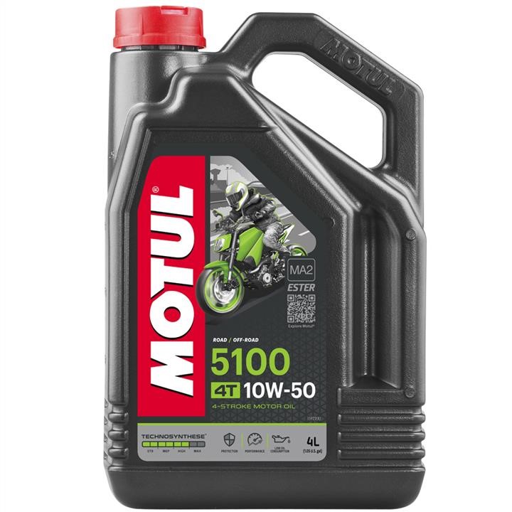 Motul 104076 Engine oil Motul 5100 4T 10W-50, 4 l (836841,101417) 104076