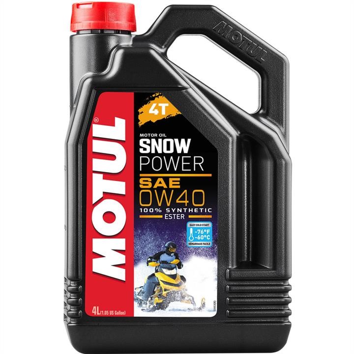 Motul 101231 Engine oil Motul Snowpower 4T 0W-40, 4 l 101231