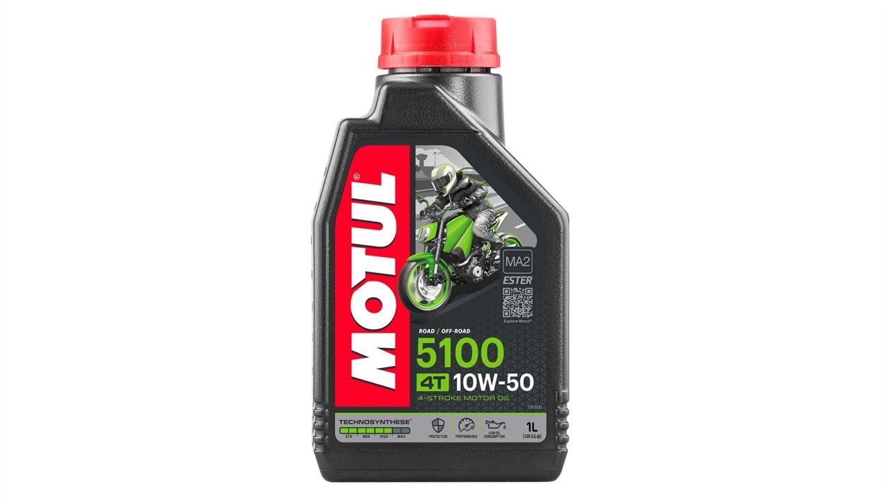 Motul 104074 Engine oil Motul 5100 4T 10W-50, 1 l (836811,102778) 104074