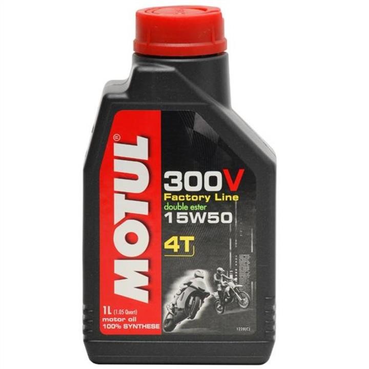104125 Motul Engine oil Motul 300V 4T FACTORY LINE ROAD RACING 15W-50, 1L