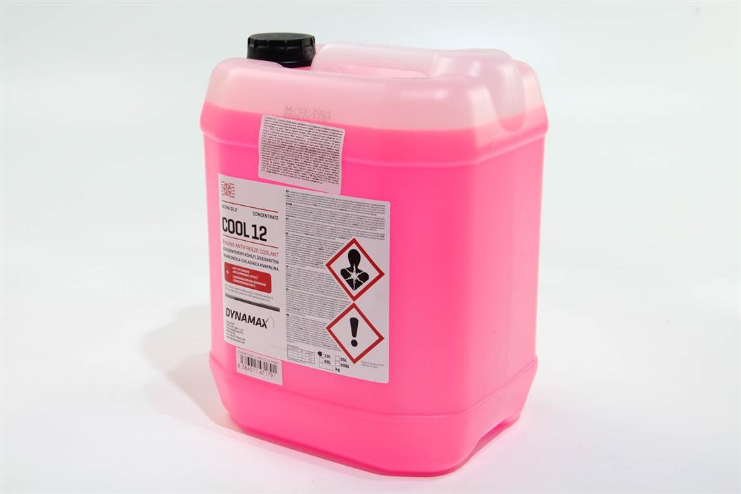 Dynamax 500990 Antifreeze Dynamax COOL 12 ULTRA G12 red, concentrate -80, 10L 500990