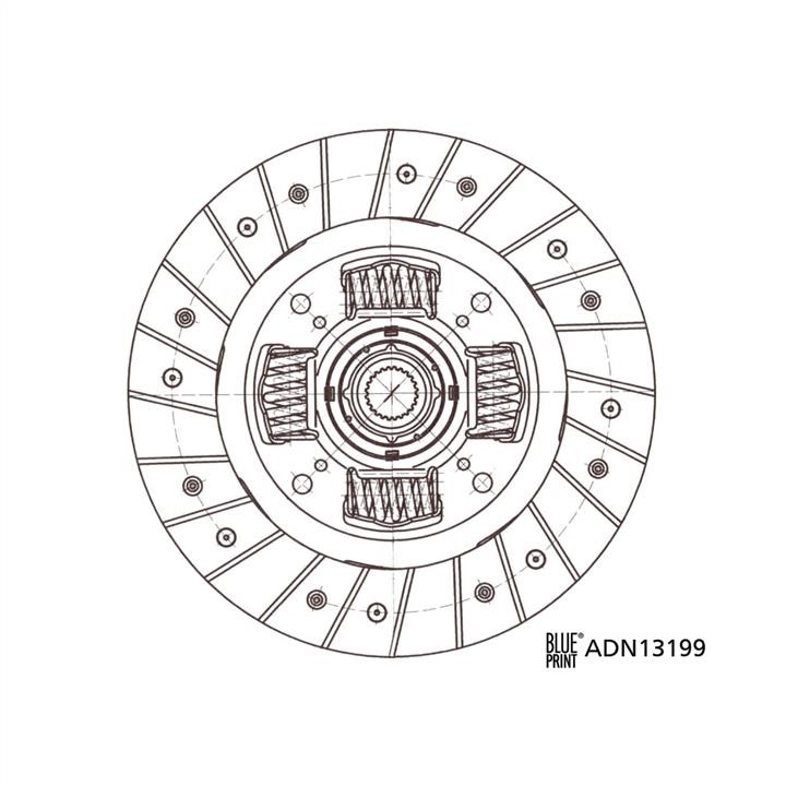 Blue Print ADN13199 Clutch disc ADN13199