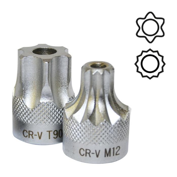 10041 JBM 1/2' 12-points tamper proof socket m18