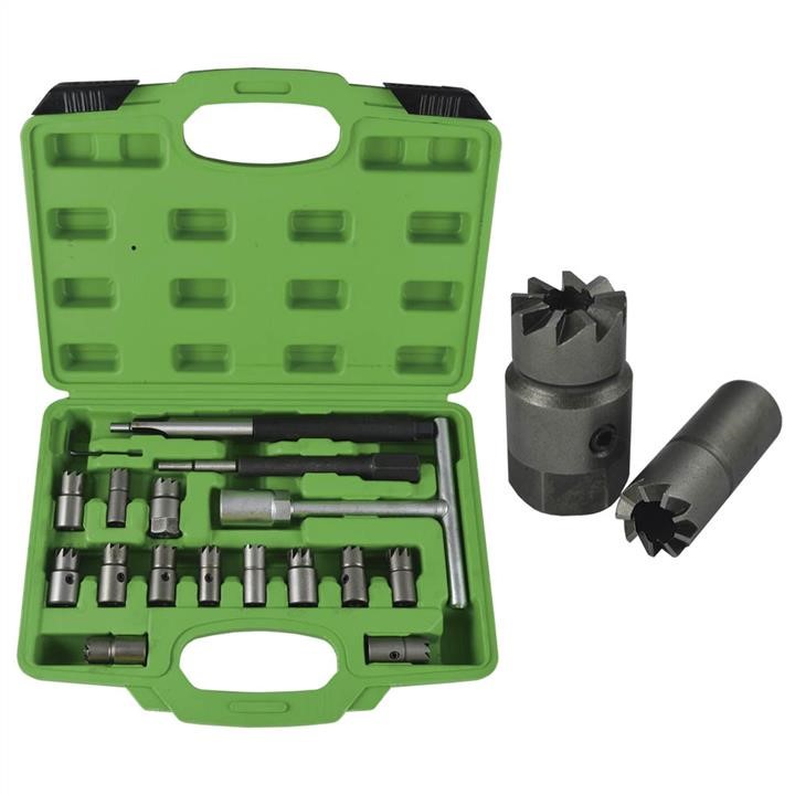 JBM 52813 Diesel injector seat lapping tool kit (17 items) 52813