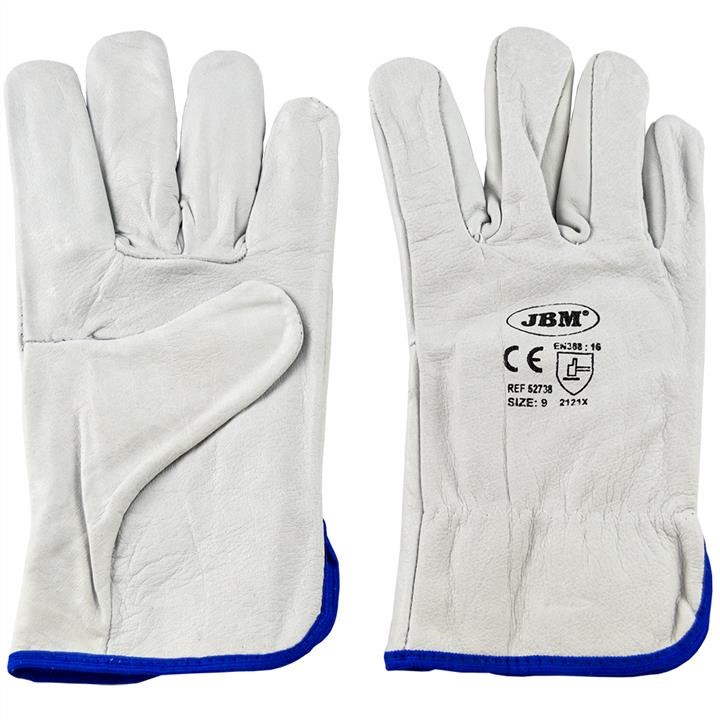JBM 52738 Leather Gloves M (T.9) 52738