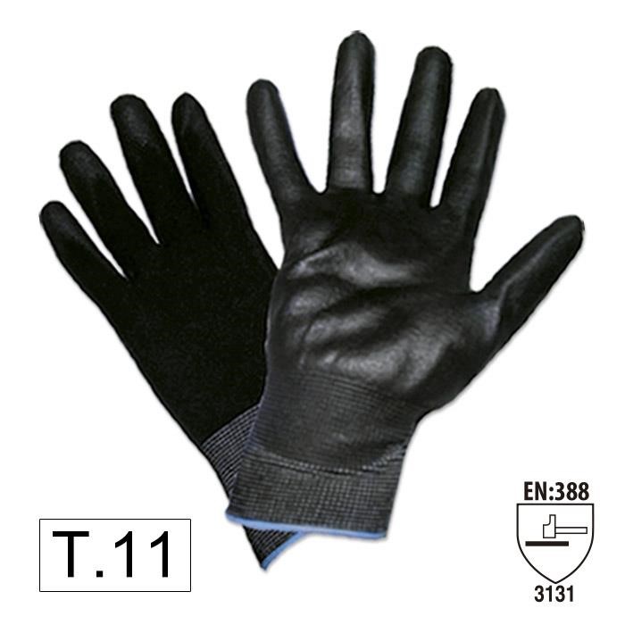 JBM 51638N Gloves with polyurethane palm coating XL (T.11) 51638N