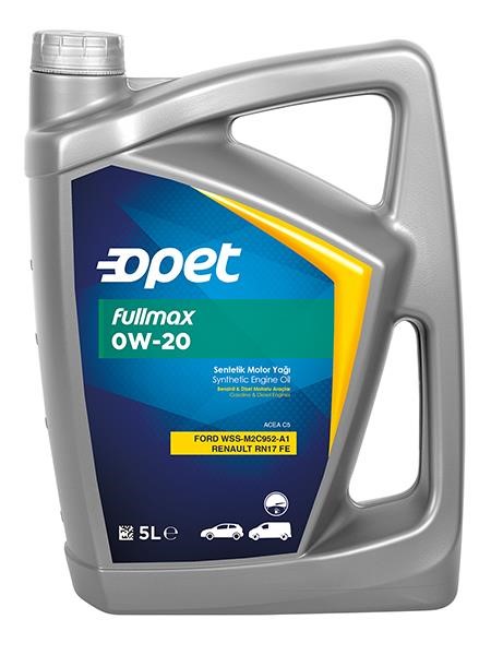 Opet 601777226 Engine oil Opet FullMax 0W-20, 5L 601777226