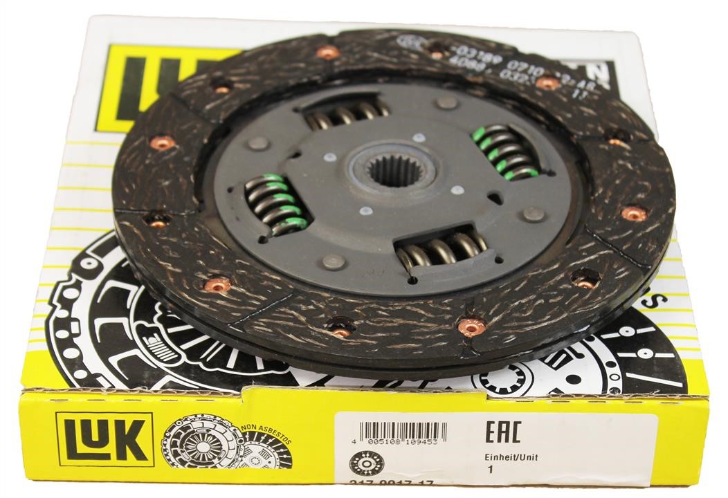 Clutch disc Luk 317 0017 17
